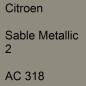 Preview: Citroen, Sable Metallic 2, AC 318.